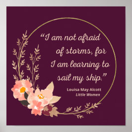 Póster Pequeñas Mujeres Cita I - Estilo Cuto