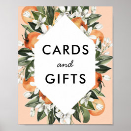 Póster Pequeñas tarjetas de Baby Shower temáticas y regal