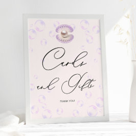 Póster Pequeñas tarjetas de perla: Baby Shower