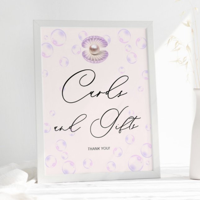 Póster Pequeñas tarjetas de perla: Baby Shower (Subido por el creador)