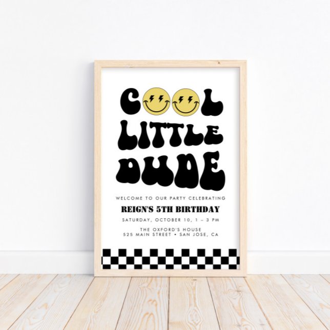 Póster Pequeño Amigo De Guay | Boys Rad Welcome Sign Post (Available for print & instant digital download!)
