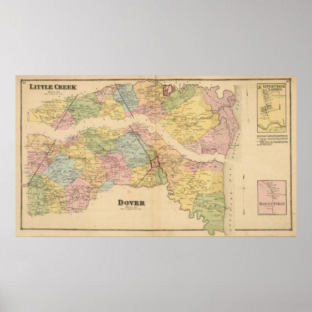 Póster Pequeño arroyo, sobra cientos (Frente)