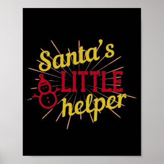 Póster Pequeño ayudante de Santa