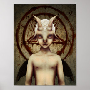 PÓSTER PEQUEÑO BAPHOMET