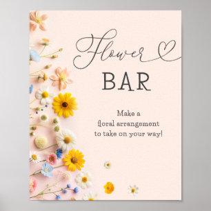 Póster Pequeño bar de flores silvestres
