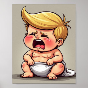 Póster Pequeño bebé Donald
