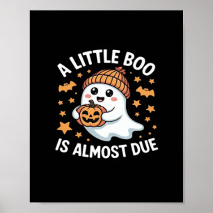 Póster Pequeño Boo Casi Se Debe A La Revea De Embarazo De