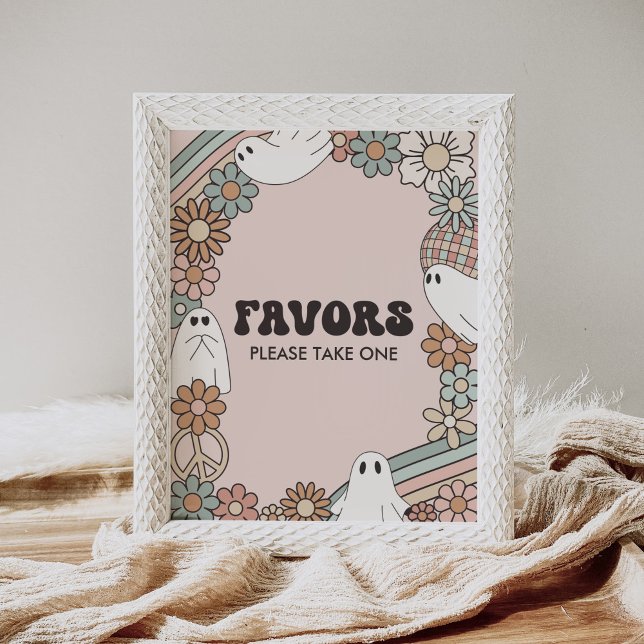 Póster Pequeño Boo Halloween Baby Shower favorece el Rótu (Subido por el creador)