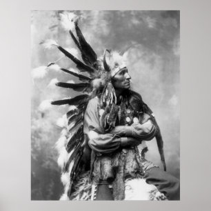 Póster Pequeño caballo, Oglala Siux, 1890s