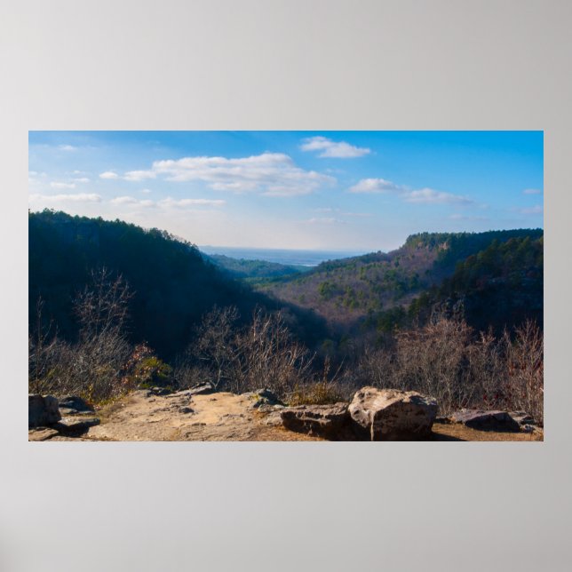 Póster Pequeño Cañón, Parque Estatal Petit Jean, Arkansas (Frente)