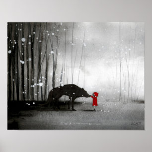 Póster Pequeño Caperucita Roja ~ El Primer Toque