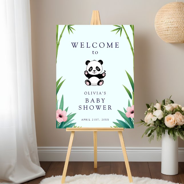 Póster Pequeño cartel de bienvenida de Baby Shower de Pan (Subido por el creador)