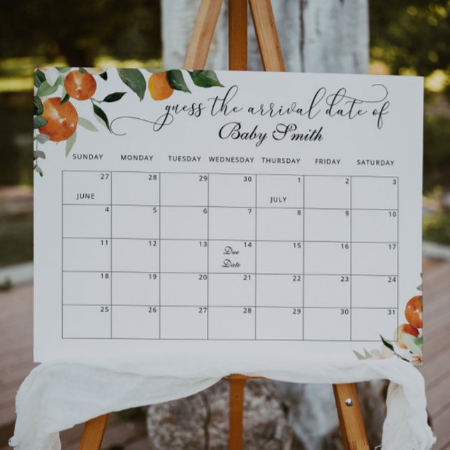 Póster Pequeño cartel de calendario de fecha probable Gue (Subido por el creador)