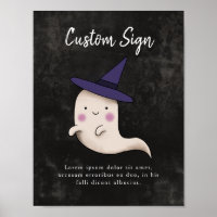 Pequeño Chica fantasma Rótulo Personalizado Baby S