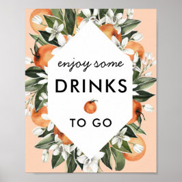 Póster Pequeño Conducción De Cutie Por Rótulo De Bebida B