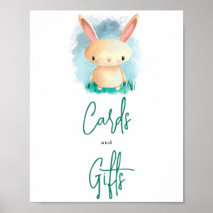 Póster Pequeño conejo lindo - cartas y regalos