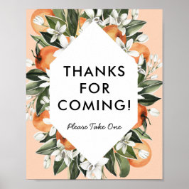 Póster Pequeño Cutie Tema Gracias Favor Rótulo