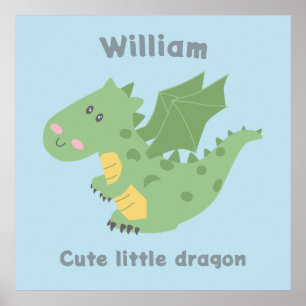 Póster Pequeño dragón