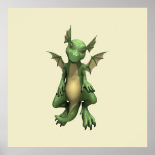 Póster Pequeño dragón