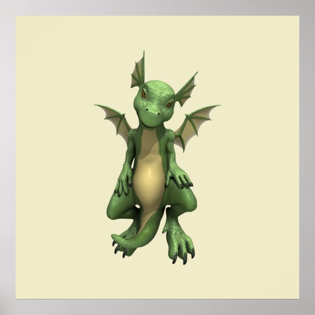 Póster Pequeño dragón (Frente)