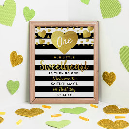 Póster Pequeño El día de San Valentín  Cualquier cumpleañ