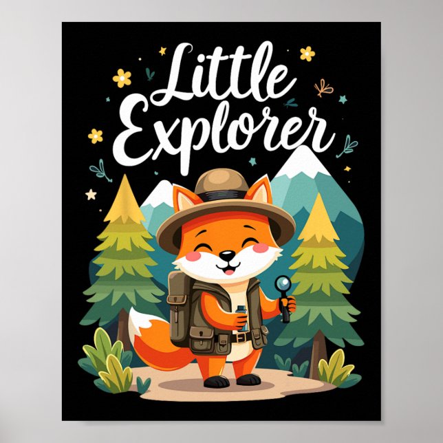 Póster Pequeño Explorador  (Frente)
