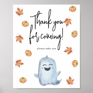 Póster Pequeño fantasma - Gracias por venir