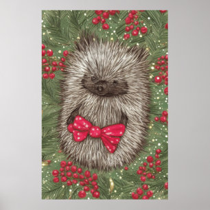 Póster Pequeño Hedgehog