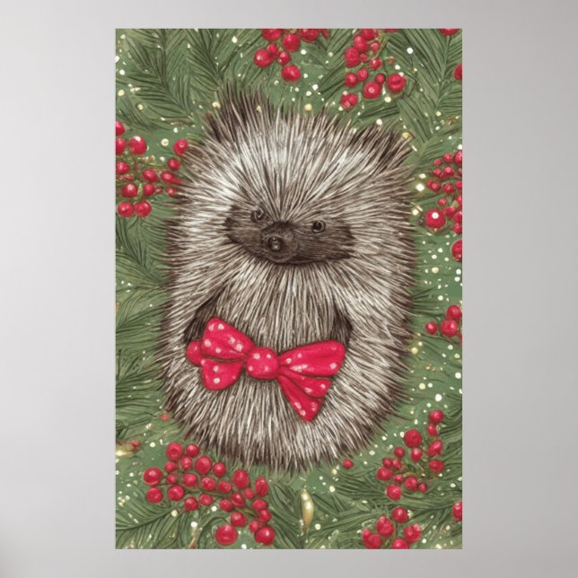 Póster Pequeño Hedgehog (Frente)