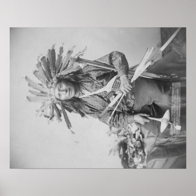 Póster "Pequeño" - Instigador de la revuelta india en (Frente)