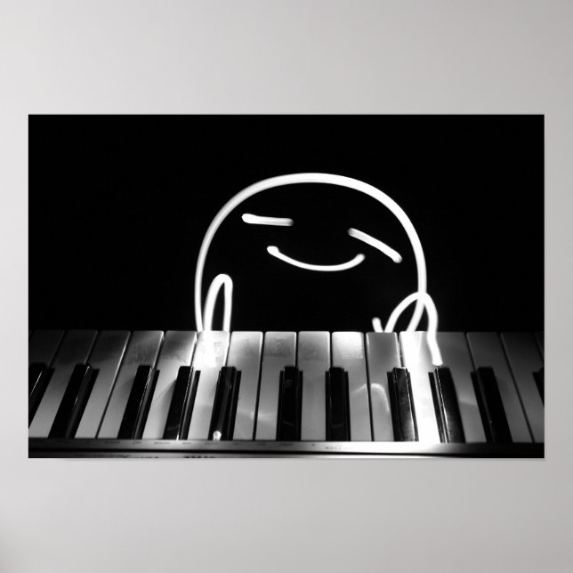 Póster Pequeño jugador de piano (Frente)