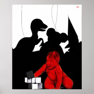 Póster "Pequeño monstruo"