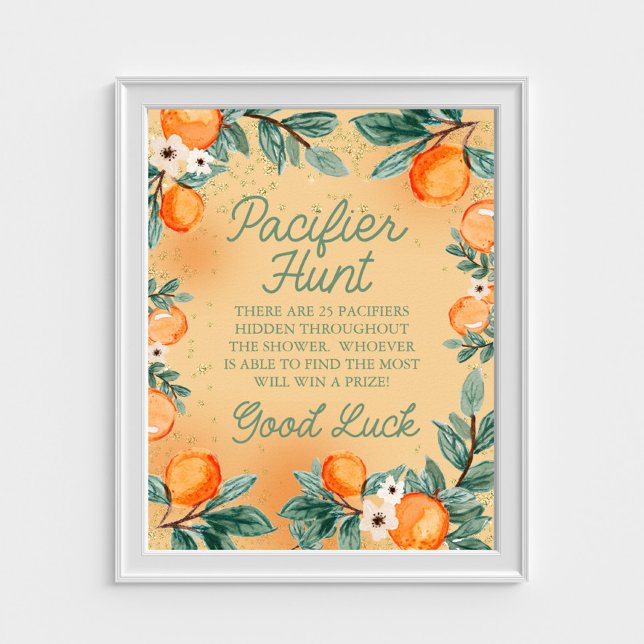 Póster Pequeño Naranja Pacificador Cazador Juego de Baby  (Subido por el creador)