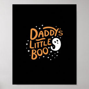 Póster Pequeño novio de papá, feliz Halloween