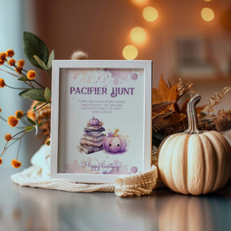 Póster Pequeño Pacificador de Calabaza caza juego de duch
