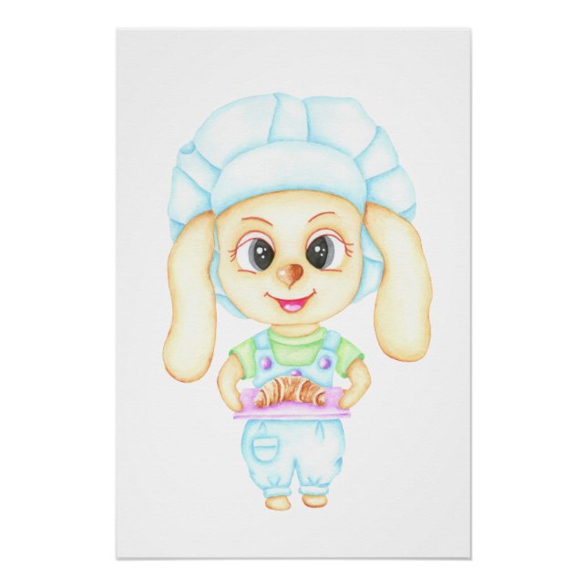 Póster Pequeño panadero (Anverso)