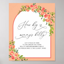 Póster Pequeño poema cuán grande es el Belly de mamá