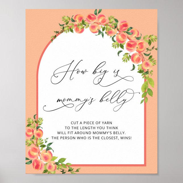 Póster Pequeño poema cuán grande es el Belly de mamá (Frente)