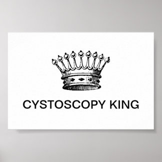 PÓSTER PEQUEÑO POSTER - CYSTOSCOPIA KING