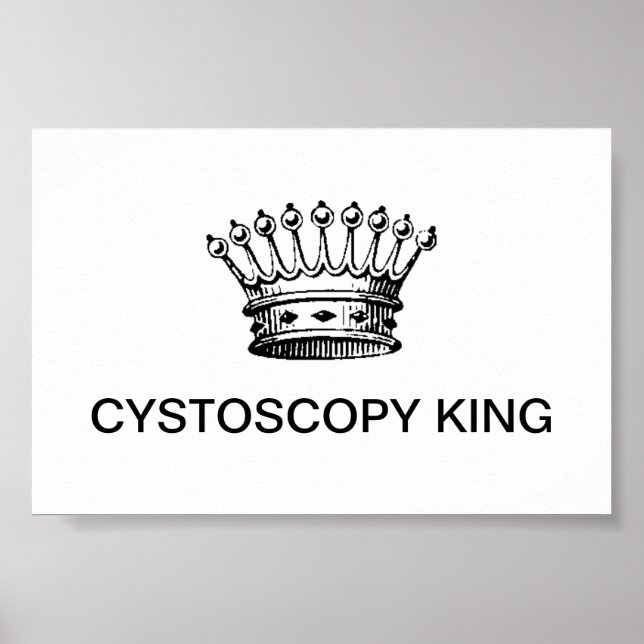 PÓSTER PEQUEÑO POSTER - CYSTOSCOPIA KING (Frente)