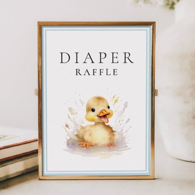 Póster Pequeño Poster de pañales de Baby Shower Raffle (Subido por el creador)