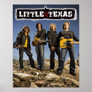 Póster Pequeño Poster de Texas "Rocks"