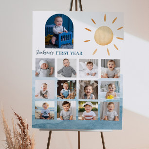 Póster Pequeño Poster hito de foto de cumpleaños Sunshine