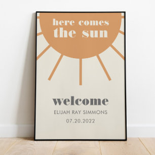 Póster Pequeño rayo de luz solar Poster de bienvenida
