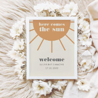 Pequeño rayo de luz solar Poster de bienvenida