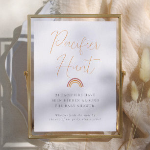 Póster Pequeño Rayo de Sol Búsqueda de Chupete para Baby 