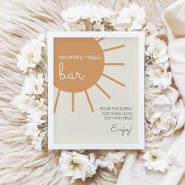 Póster Pequeño rayo de sol Mamá-Osa Bar