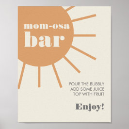 Póster Pequeño rayo de sol Poster de bar Mamá-Osa