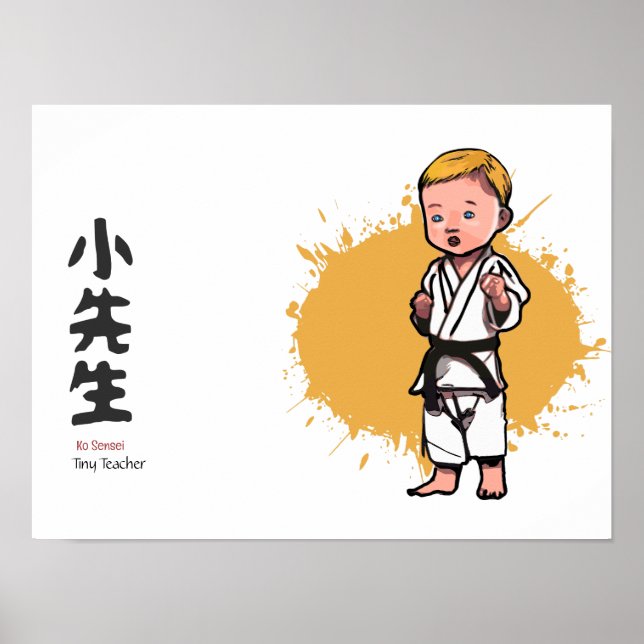 Póster Pequeño Sensei (Frente)