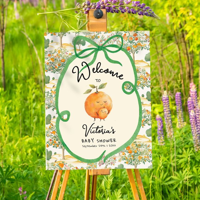 Póster Pequeño símbolo de bienvenida de Baby Shower de Cu (Subido por el creador)